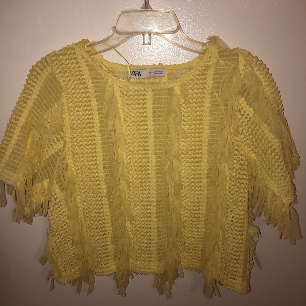ZARA YELLOW SHIRT